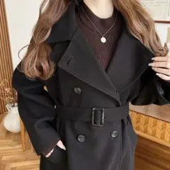 ロングコート 黒のサムネイル