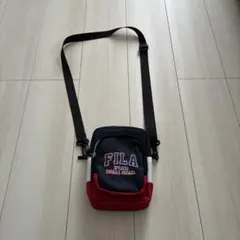 FILA ミニショルダーバッグ ネイビー/レッドのサムネイル
