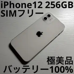 iPhone 12 256GB ホワイト SIMフリー 極美品