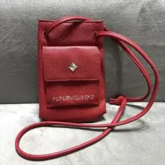新品☆タグ付 サロンドアルファード シボ革 日本製 スマホポシェット 