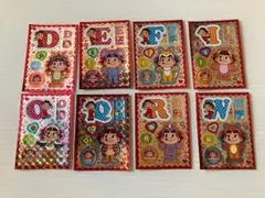 不二家 ペコちゃん 英語シール 8枚セット