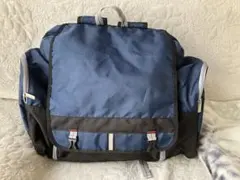 adidas バックパック 青/黒 3本ライン