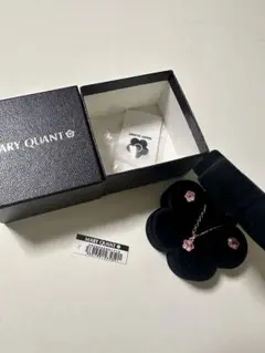 MARY QUANT 花モチーフ ネックレス ピアス セット