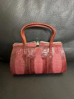 フルオーダー　ハンドバッグ クロコダイル ピンク　30cm オーダー クロコダイル ハンドバッグ ピンク 30cm - メルカリ