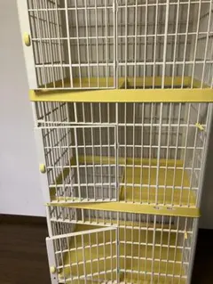 アイリスオーヤマ　猫　ケージ　プラケージ 3段 キャスター付　キャットゲージのサムネイル