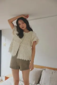 アンドコール fringe design glitter summer knit - メルカリ