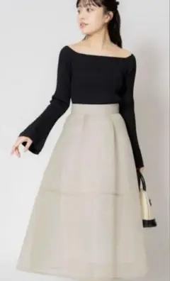 【新品・タグ付き】Noela オーガンジースカートのサムネイル