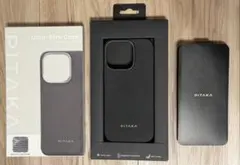 【美品】PITAKA iPhone16 Pro ケースとカメラカバー