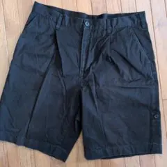 UNIQLO jw anderson 黒 コットン ショートパンツ