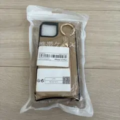 新品未使用iPhone15plusレザー風ケース
