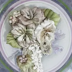 布花　セット アメリカ製ヴィンテージ 布花セットA」ココン・フワット