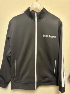 『希少サイズ』　パームエンジェルス　トラックジャケット　刺繍ロゴ　黒　XXL Palm Angels(パームエンジェルス) ジャージ(メンズ) - 海外通販