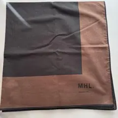MHL. エムエイチエル ハンカチ スカーフ バンダナ　綿 大判 62×62