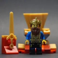 【 王様さん セット 】　組立説明書付き　ミニフィグ　レゴ 互換 LEGO 風