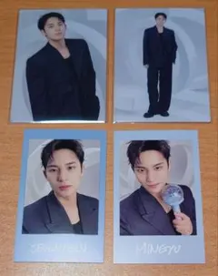 SEVENTEEN NEW_ トレカ+チェキ風ステッカー/ミンギュ