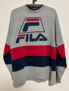 FILA ロングスリーブスウェットTシャツ（グレー）のサムネイル