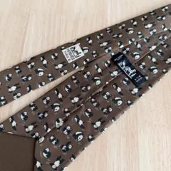 HERMES パンダ柄 ヴィンテージ ネクタイ