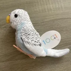 セキセイインコ　ブルー　ぬいぐるみ　マスコット　10C+1