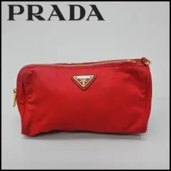■ a656 PRADA【プラダ】 ポーチ 三角ロゴ 三角プレート*