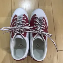 23.5 ボウリングシューズ ホワイト×レッドのサムネイル