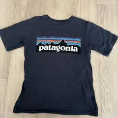 patagonia ネイビー Tシャツ XS ５〜6歳