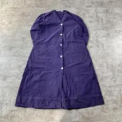70s 刺繍タグ パープル Metis フレンチワーク アトリエコートのサムネイル