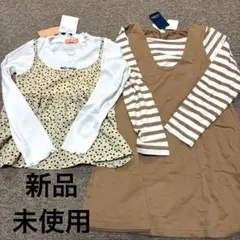 新品！miss mia ハート柄長袖カットソー、ワンピース、トップス