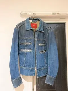 稀少 Levi's RED 2002AW TYPE4 デニムジャケット Sサイズのサムネイル