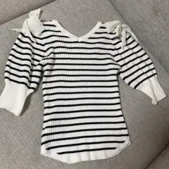 earth music &ecology半袖ニット