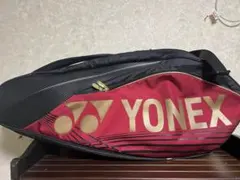YONEX ラケットバッグ レッド＆ゴールド ツアーエディション
