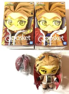 僕のヒーローアカデミア　ホークス　Qposket　バストアップヒーローズ　4点