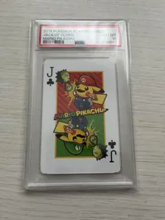 【PSA10】ポケモン×任天堂　2016年マリオピカチュウトランプ　♦️4 PSA10】ポケモン × 任天堂 2016年 マリオピカチュウ トランプ ハートK