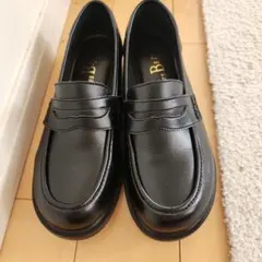 美品　Belle & Sofa ブラックローファー　24センチ　幅広