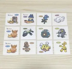ポケモンパン デコキャラシール 12枚セット