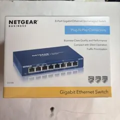 NETGEAR GS108 8ポート ギガビットスイッチ