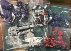 ガンプラ 組立済セット ジークアクス 赤いガンダム ギャン リックドム 軍警ザク