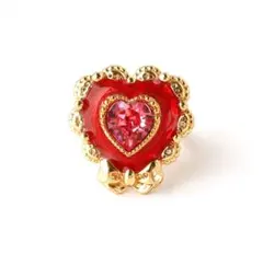 マルベリコ　ガーリーハートリング(レッドピンク)