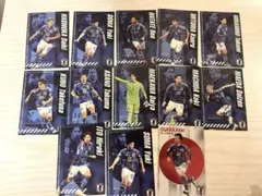 サッカー日本代表　ポテトチップス　カード