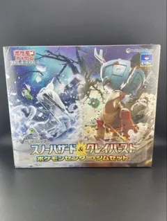 【未開封品】 シュリンクBOX スノーハザード＆クレイバースト　ポケモンカード