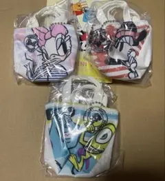 ディズニーストア　シークレットミニトート　モンスターズインク、デイジー、ミニー