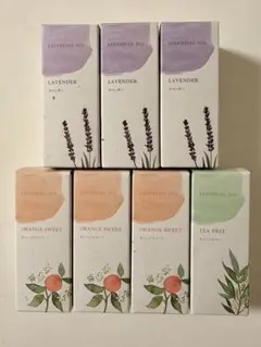 エッセンシャル　オイル　生活の木　アロマ　オレンジ　ティートゥリー　ラベンダー