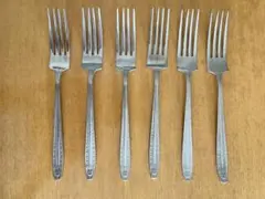 ステンレスフォーク 6本セット レトロ