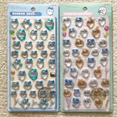新品正規品 ちいかわ　ハチワレ　うさぎ ボンボンドロップシール 2枚セット