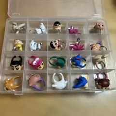 クレヨンしんちゃん　リング　ガチャガチャ　フルコンプ