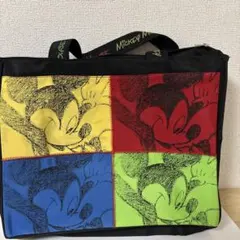 ミッキーマウス 手提げ袋 ポップアート