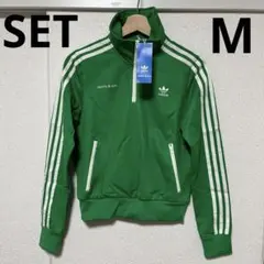 新品 ADIDAS sporty&rich ジャージ セットアップ M 緑