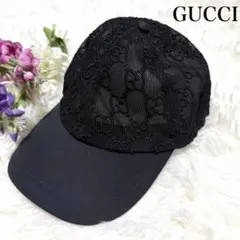 グッチ 帽子 キャップ GG柄 モノグラム ロゴ レース 黒 M 57cm 2026年最新】gucci グッチ モノグラムキャップの人気アイテム - メルカリ