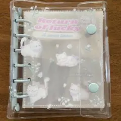 シール帳 バインダー 透明 A7 【20枚リフィル+2枚PPシート】 かわいい