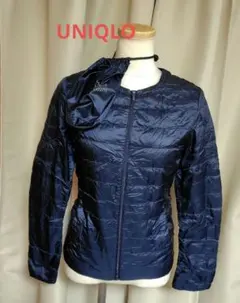 UNIQLOネイビー キルティング ダウンジャケット