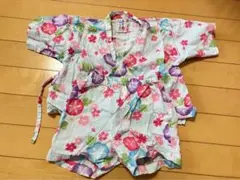 ミキハウス　花柄甚平 90cm